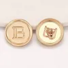 20 Teile/beutel Hohe Qualität Buchstabe B Metall Knopf Langlebig Gold Silber Hemd Knöpfe Hüte Schuhe