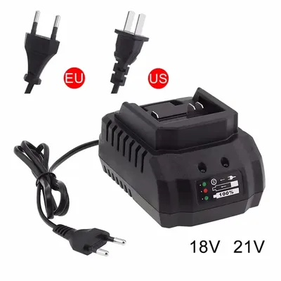 Battery Charger Suitable For Makita 18V 21V Li-ion Battery Portable Fast Charger for Makita Battery Replacement EU Plug US Plug