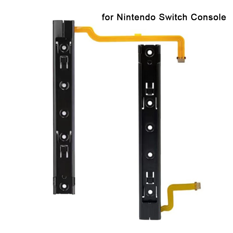 Rechte und linke Gleit schiene mit Flexkabel-Fixier teil für Nintendo Switch Console ns Original-Reparatur teil zubehör umbauen Image