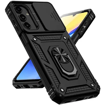 Military Grade Armor Magnetic Stand Case für Samsung Galaxy S24 S23 Ultra S22 S21 Plus S20 Fe A55 A54 A15 5g Slide Camera Cover