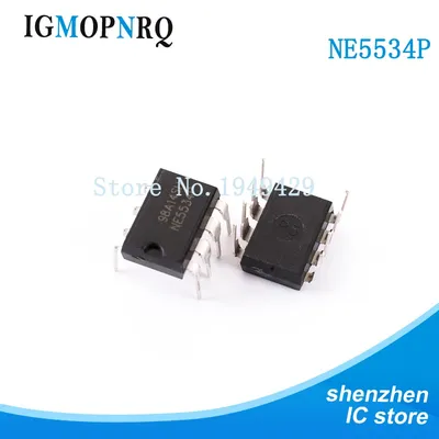 10 Stück ne5534p dip8 ne5534 Operations verstärker op amp geräuscharm neue schnelle Lieferung Image