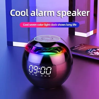 G90 Neue Uhr Bunte Bluetooth Lautsprecher Mini Tragbare Haushalt Ball Karte Lock und Last Spray Bluetooth Lautsprecher Image