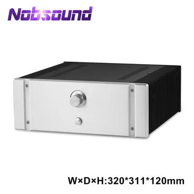 Nobsound Leistungsverstärkergehäuse Aluminiumgehäuse DIY Metallgehäuse für HiFi-Verstärker Image