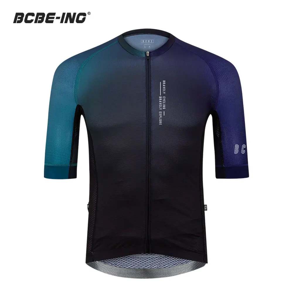 BCBE-ING Männer Radfahren Jersey Top Qualität Kurzarm Fahrrad Kleidung MTB Rennrad Pro Aero Radfahren Jersey Maillot Ciclismo Image