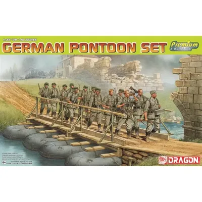 Drache 6532 Maßstab 1/35 ww. ii Deutsch Ponton Set Kunststoff Modell Kit Image