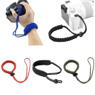 Geflochtenes Digitalkameragurt, Kamera-Handgelenkband, Handgriff-Armband für Nikon, Canon, Sony, Pentax, Panasonic, DSLR