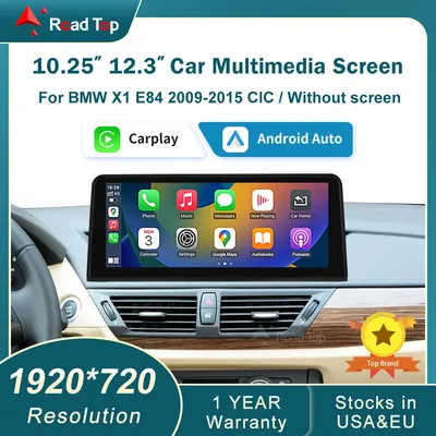10.25'' 12.3'' Wireless Carplay Car Multimedia Touch Screen For BMW X1 E84 2009-2015 CIC iDrive Android Auto Head Unit