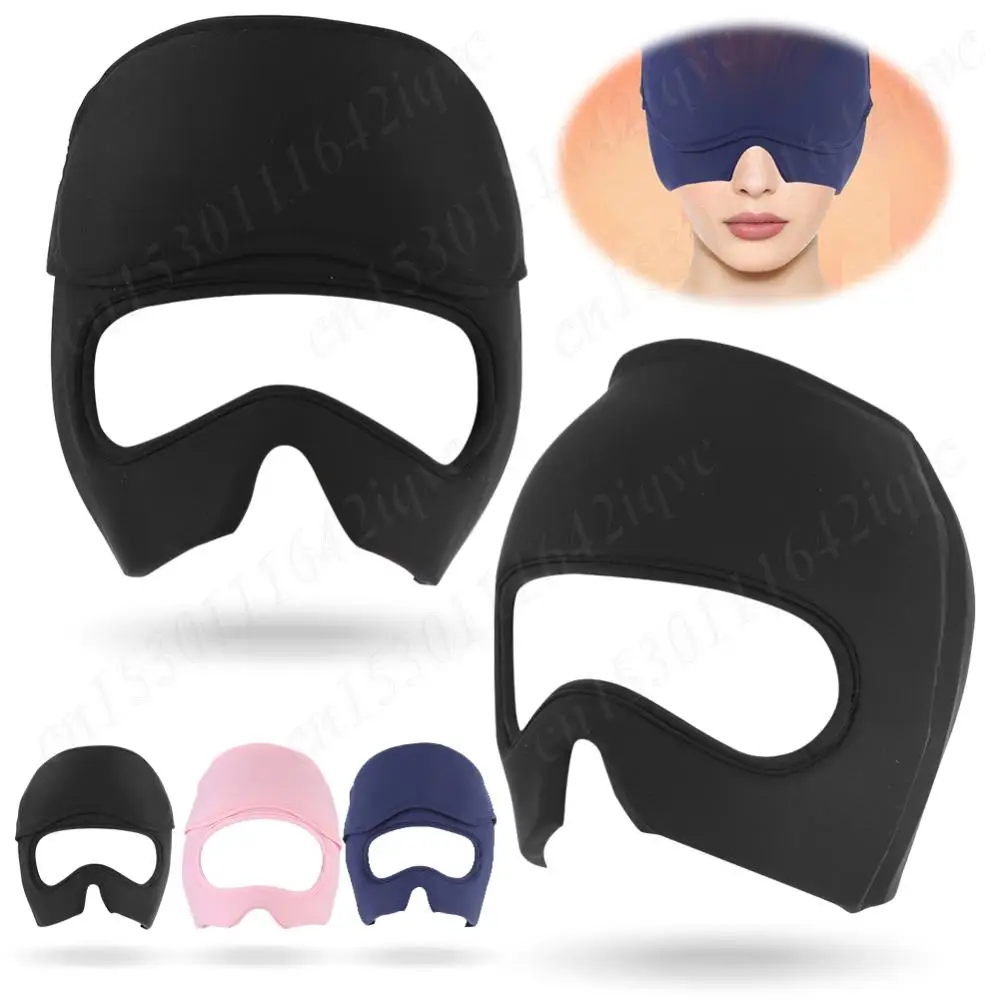 Migräne Linderung Hut Kopfschmerzen Eiskappe voller Kopf Kopf Wärme behandlungen Hut Gel heiße kalte Therapie Eis kappe entlasten kalte Kompresse Hut Image