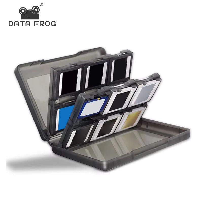 DATA FROG 28-in-1-Hartschalenkoffer für tragbare Spielkarten für NEUES 3DS / 3DS / DSi XL / DSi LL / DS Lite-Spielzubehör Image