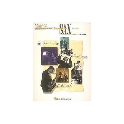 Great Tenor Sax Solos (Paperback - Hal Leonard Corp)