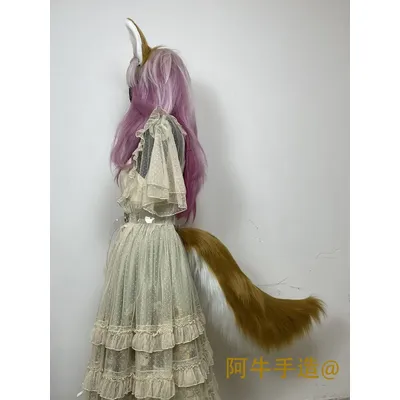 Gorou Ohr schwanz bewegliche elektrische Genshin Impact Cosplay Replik Prop Dekoration Charakter Image