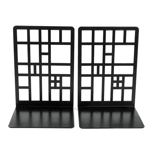 2pcs Bookcase Railing Book End Bookcase End Heavy Duty Book End Storage Bookcase Home Book End Book