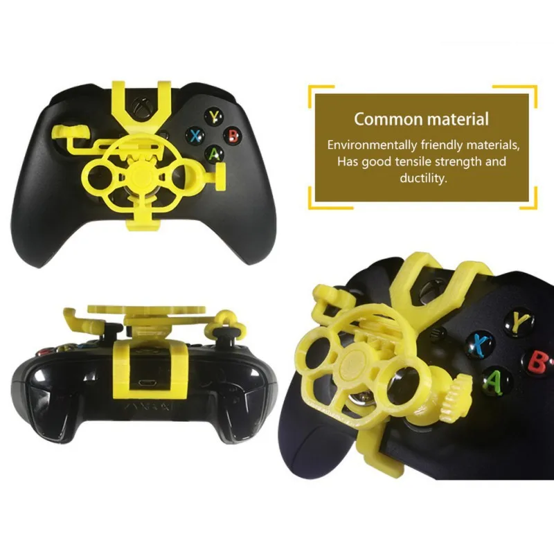 Gaming Racing Wheel Pubg Mobile Joystick 3D Mini Steering Wheel Case Add on for Xbox One X / Xbox One S / Elite Controll