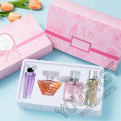 Brand 105ml Perfume Women Luxury Gift Box 4pcs Set Eau De Parfum Lasting Fragrance Perfumes Mujer