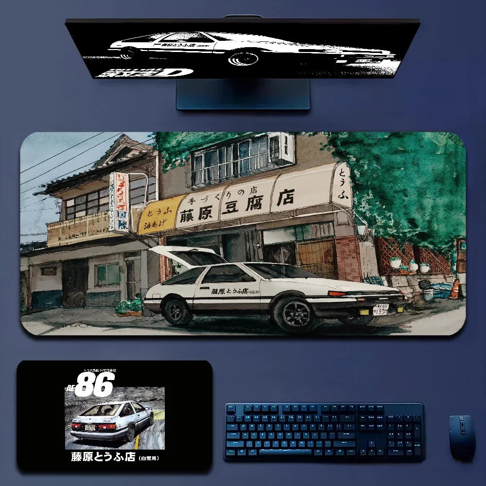 Initiale d ae86 Boden matte 80x30cm xl Locke dge Büro Computer Schreibtisch Matte Tisch Tastatur große Mauspad Laptop Kissen rutsch fest