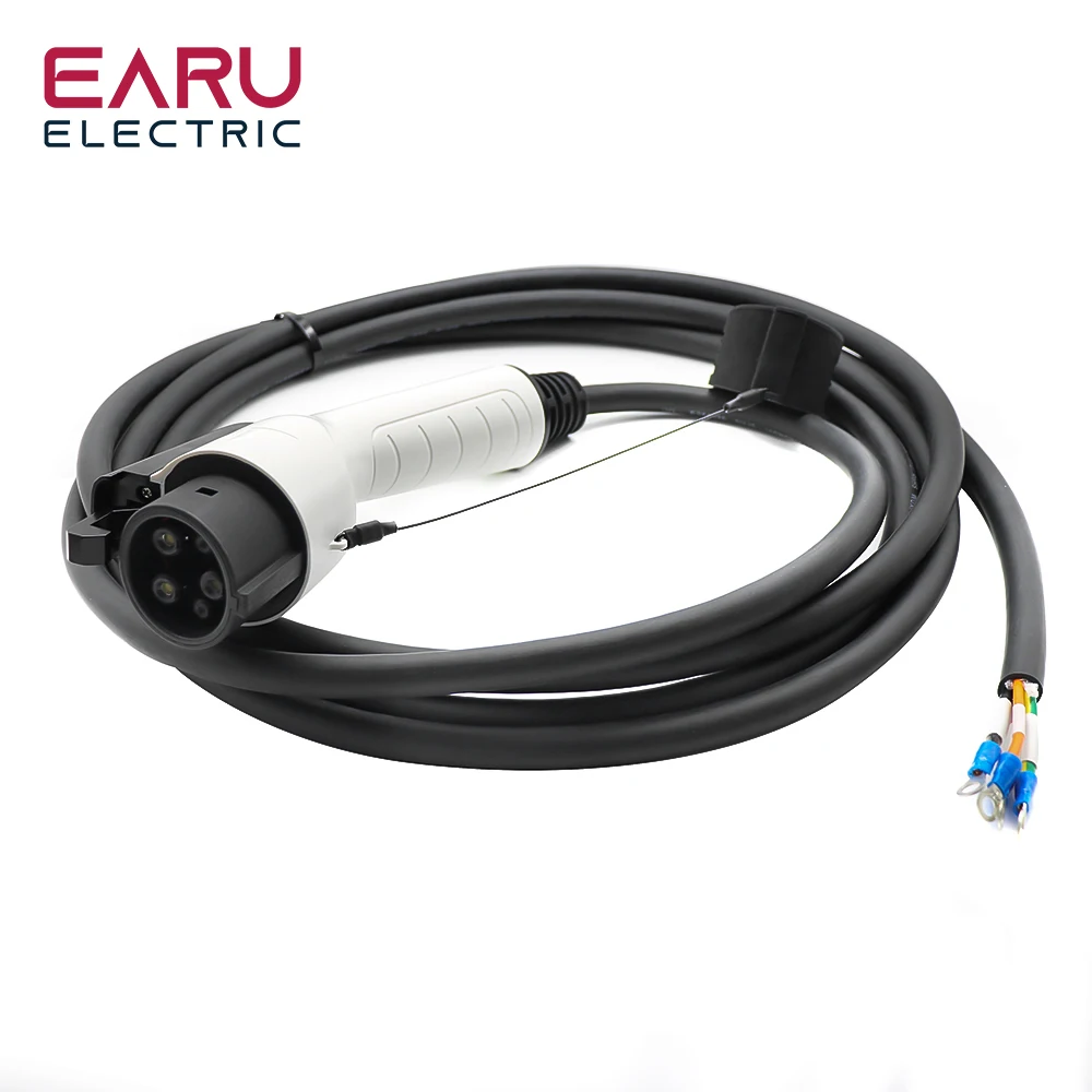EV-Ladestecker mit Kabel Typ1 SAE J1772 16A 1Phase Autoladestation 3Phase 11KW 22KW J1772 Kabel für Elektrofahrzeuge Image