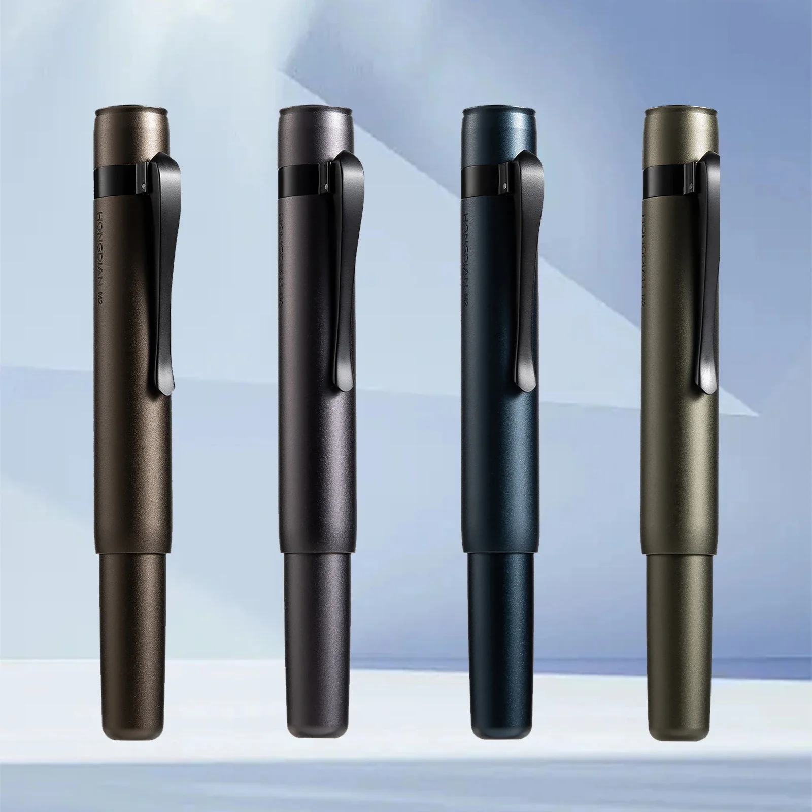 Hongdian m2 Füll federhalter Mini Schwarz wald Meta verse Design ef f Feder Schul bürobedarf Schreibwaren hochwertige Geschenk Image