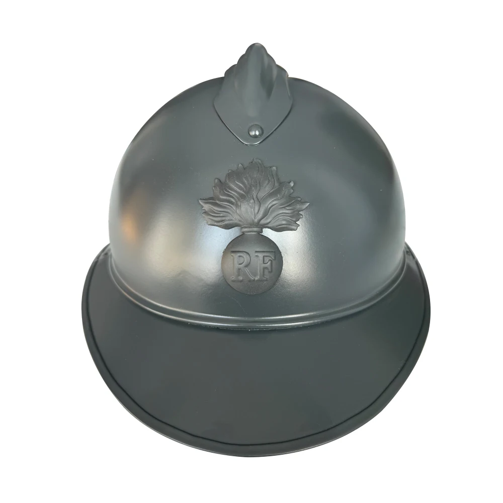 WWII WW2 Französischer Adrian Helm Retro Französische Soldatenausrüstung Retro Ausrüstung Geschichte Reenactment Requisiten M1915 Helm Image