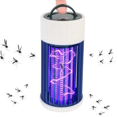 Camping Anti Fliegenfalle stumm elektronische Insekten vernichter Anti Mücken schutz Killer Indoor wiederauf ladbare Bug Zapper tragbare LED