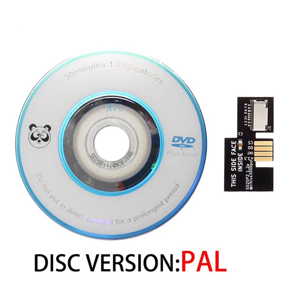 Für Nintend Gamecube NTSC SD2SP2 Adapter TF Kartenleser Ersatz + Swiss Boot Disc Mini DVD für Gamecube NTSC-U/NTSC-J/PAL Image