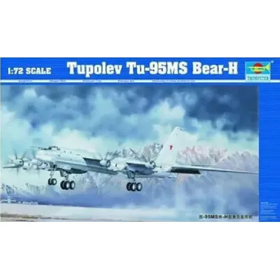 Trumpeter 01601 1/72 Tupolev Tu-95MS Bär-H modell kit Image