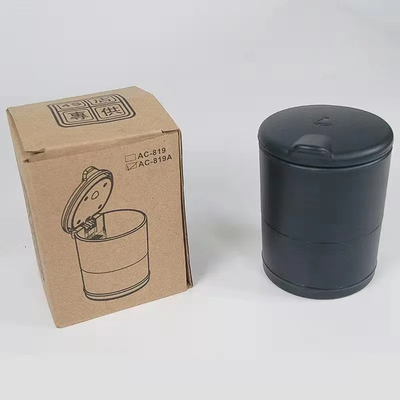 Tragbarer Auto aschenbecher Universal Kunststoff flamm hemmender multifunktion aler Auto aschenbecher mit Abdeckung Auto innen zubehör
