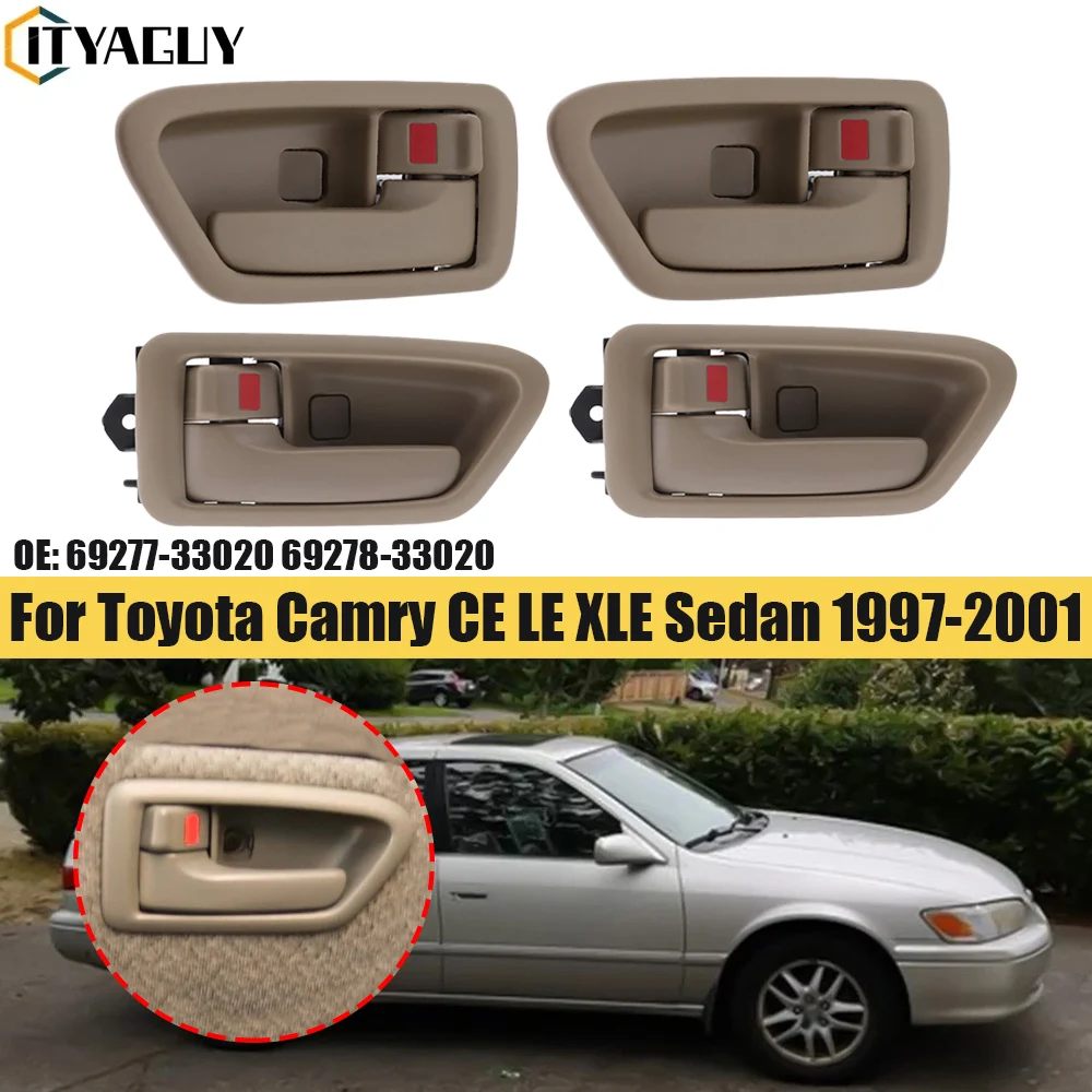 69277-33020 69278-33020 Auto Links Rechts Innen Innen Türgriff Passt Für Toyota Camry 1997-2001 69205-AA010-E0 69206-AA010-E0 Image