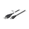 Ak 673-A2 - usb 2.0 Kabel a Stecker auf Mini b Stecker 1.8 m - Cable - Digital (93902) - Goobay