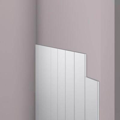 3D Wandpaneel NMC WG1 wallstyl Noel Marquet Wandpaneel Wandleiste Modernes Design weiß 2,44 m Image