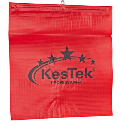 Kestek - Warnflagge Schlussfahne Endfahne rot 300 x 300 mm mit Aufhängeöse Image