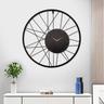 Wall Clocks Creativity Metal Clock Rome Decor Clocks Wrought Iron Round Art Wall Clock Large Wall Clock for Restaurants and Cafes Metal Wall Clock 60cm