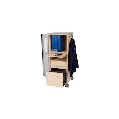 ROCADA 4037/1 Caddy Hotdesk Basic Regal mit Auszügen, Buche, holz Image