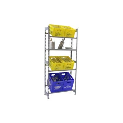 SimonRack Simonbottle Rack 3-1 für 100 kg in der Farbe GRAU mit Abmessungen von 1000x800x300 mm Image