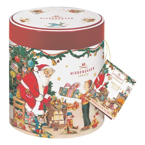 Niederegger Lübeck Weihnachtsdose Marzipan Klassiker Image