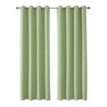 Rojia Blackout Curtains 51 Inch Length 2 Panels Set Thermal Insulated Long Curtains& Drapes 2 Burg Room Darkening Grommet Grey Curtains for Living Room Bedroom Window W39 x L51 Inch