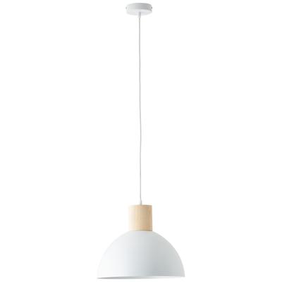 BRILLIANT Pendelleuchte "Daintree", weiß (weiß, natur), Ø 34cm, Lampen, Hängelampe, E27, Metall/Holz Image