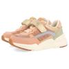 Plateausneaker GIOSEPPO "RADBY", Kinder, Gr. 32, bunt (multicolor), Synthetik, Leder, Textil, metallic, colorblocking, modisch, Schuhe, Chunky Sneaker, Schnürschuh, Mädchen Schuh im Sherpa-Look