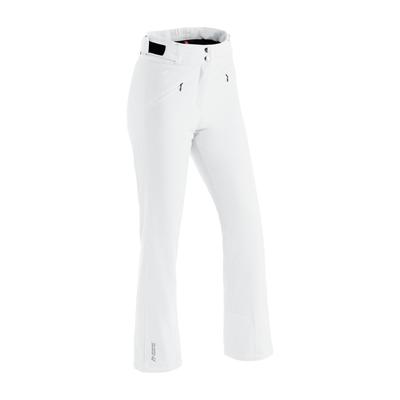 Skihose MAIER SPORTS "Allissia slim 2.1", Damen, Gr. 21, Kurzgrößen, weiß, 100% Polyester, Hosen, Damen Schneehose, wind- und wasserdicht, 2 RV-Taschen, Slim Fit Image