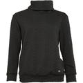 Rollkragenpullover SEIDEL MODEN, Damen, Gr. 40, schwarz, Strick, Obermaterial: 81% Polyester, 16% Viskose, 3% Elasthan, Strukturmuster, casual, regular fit taillenbedeckt, ohne Ausschnitt, Langarm Bündchen, Pullover, mit Logo Patch, MADE IN GERMANY