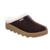 Pantoffel ROHDE "FOGGIA-D", Damen, Gr. 39, braun (mokka), Veloursleder, klassisch, Schuhe, Hausschuh, Clog mit herausnehmbarer Innensohle aus Lammwolle