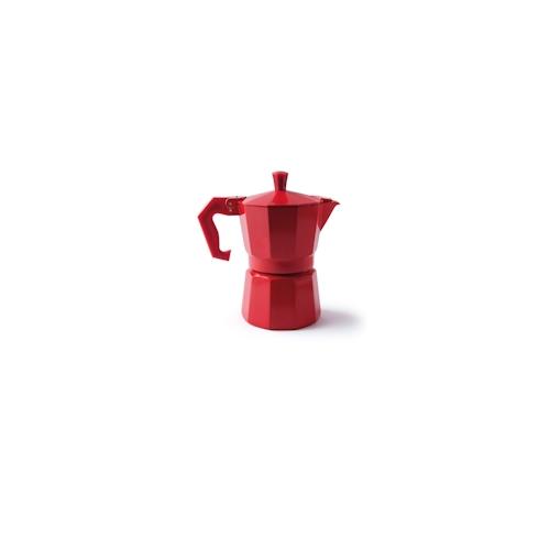 Excelsa Kaffeemaschine Chicco Color Aluminium 3 Cups Rot