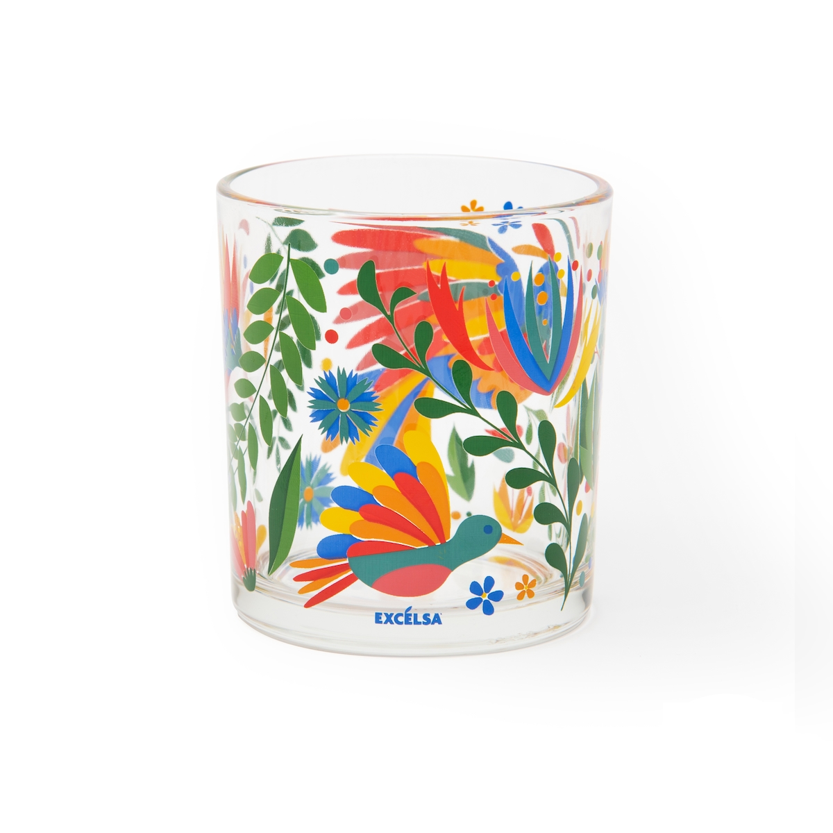 Excelsa Set Von 6 Wasserglas Mexican Flowers Glas 30 Cl Bunt Image