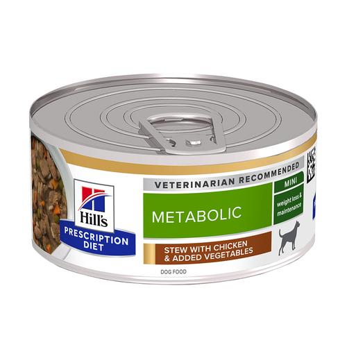 24x 156g Hill’s Prescription Diet Metabolic Gewichtsmanagement mit Huhn & Gemüse Nassfutter für...