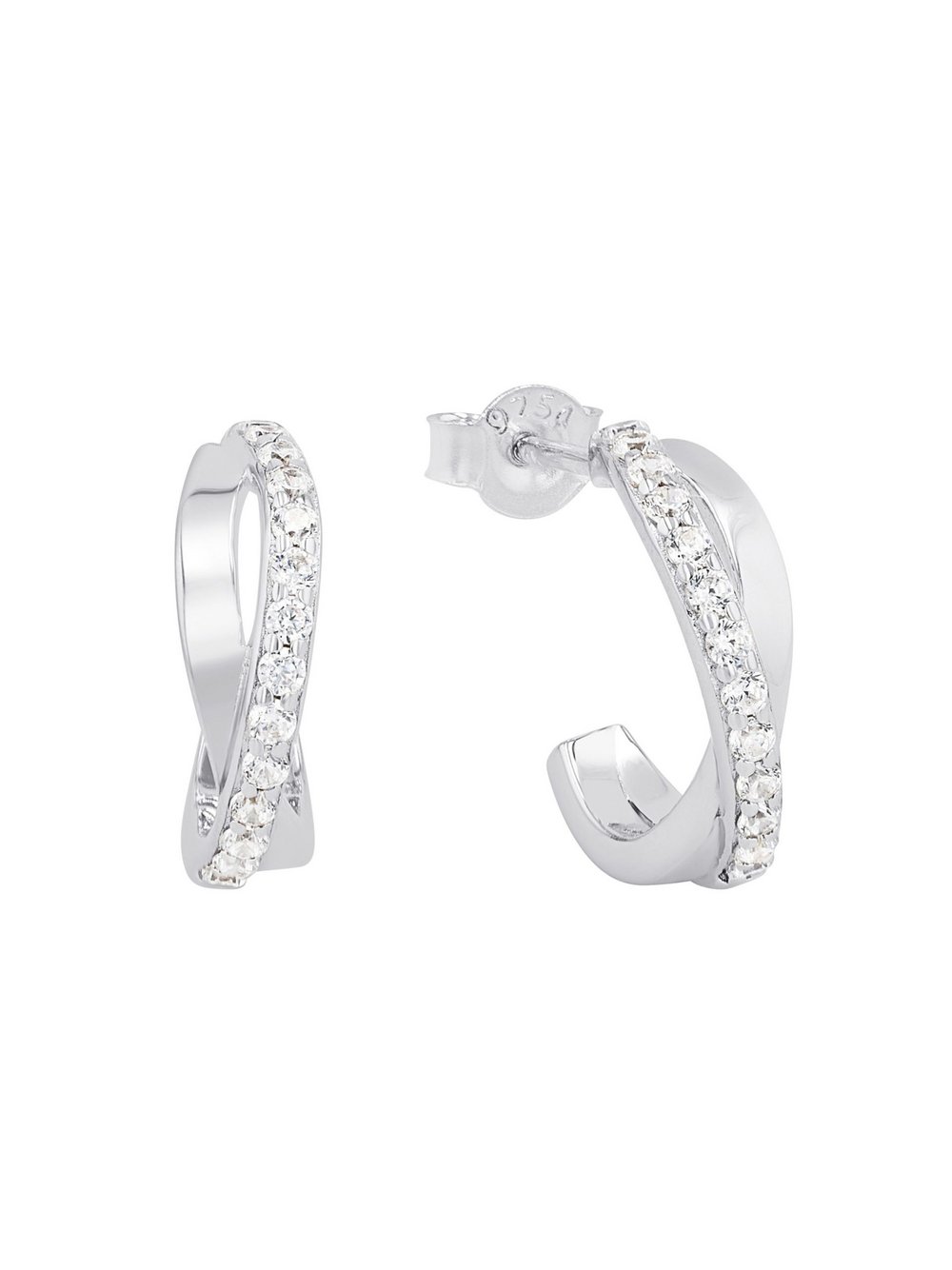 amor Creolen Damen silber, ONE SIZE Image