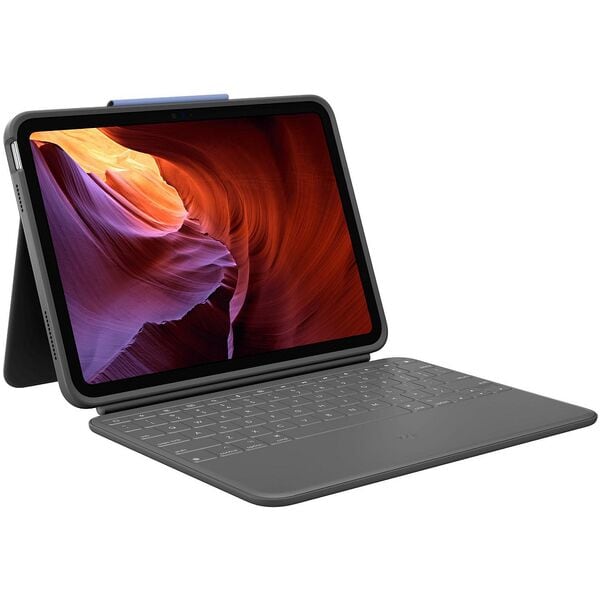 Logitech Tastatur-Case »Rugged Folio« für iPad (10. Generation), 25.6x2x19.5 cm Image