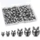 60Pcs Split Shot Fishing Weights Sinkers Removable Round Drop Shot Weights Small Fishing Line Weights Lure Fishing Tackle