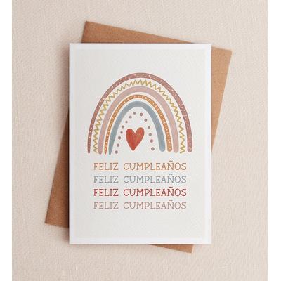 1-800-Flowers Everyday Gift Delivery Feliz Cumple Arcoiris Birthday Greeting Card