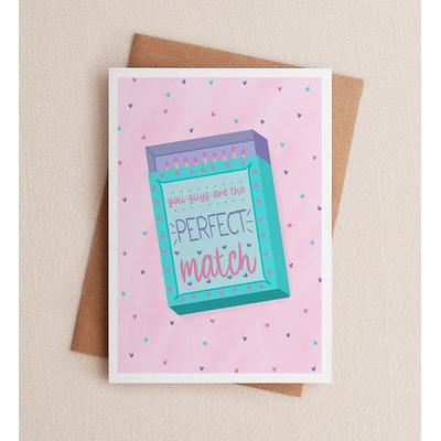 1-800-Flowers Everyday Gift Delivery Perfect Match Wedding Greeting Card
