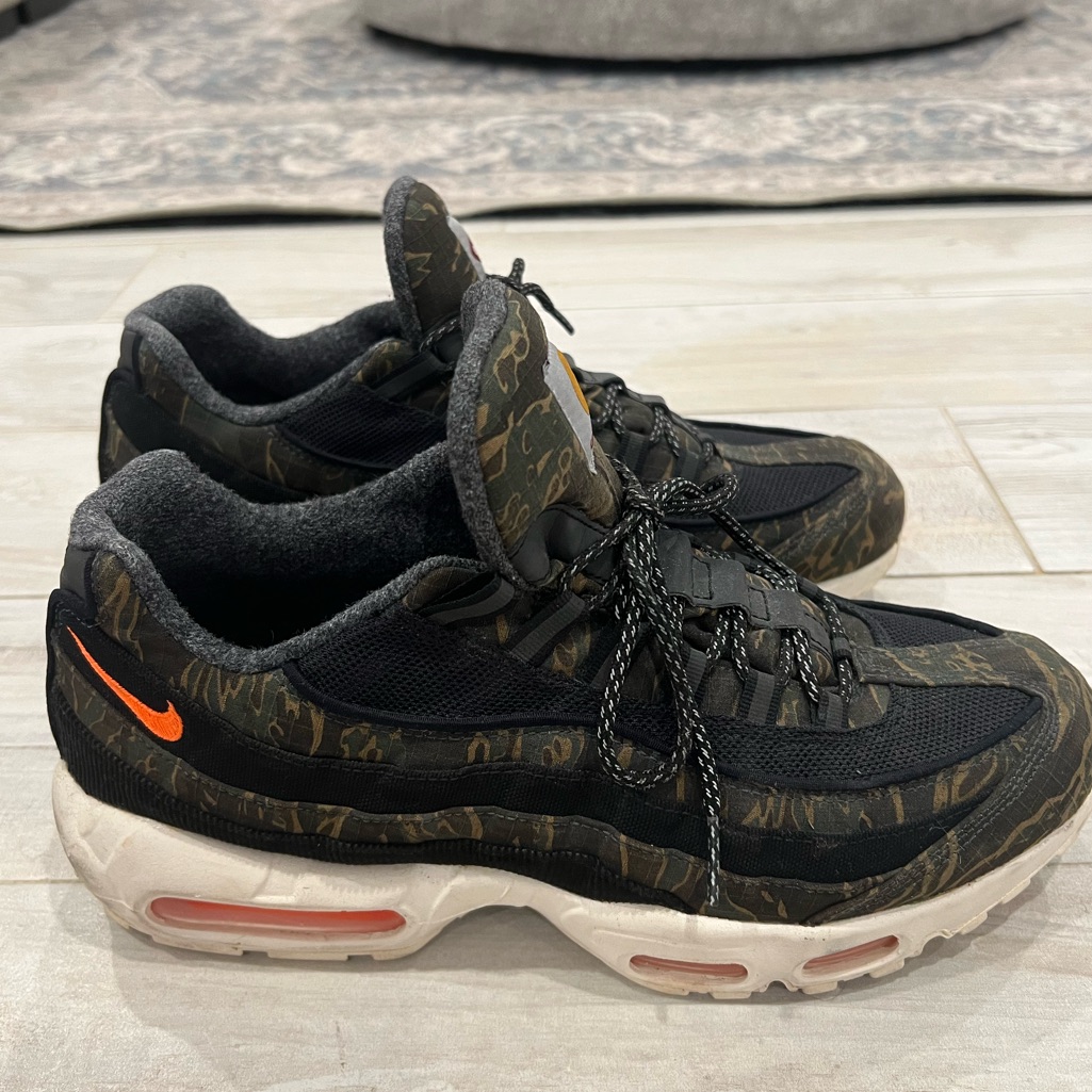 Nike Shoes | Carhartt Wip Nike Air Max 95 | Color: Black/Orange | Size: 11.5