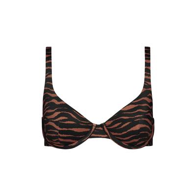 Plus Size Women's The Scoop - Swim by CUUP in Zebra Print (Size 13)